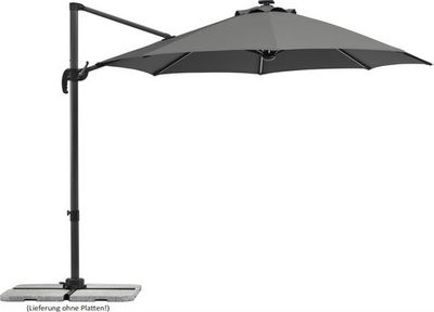 Sonnenschirm Schneider Rhodos Blacklight Ø 300 cm anthrazit