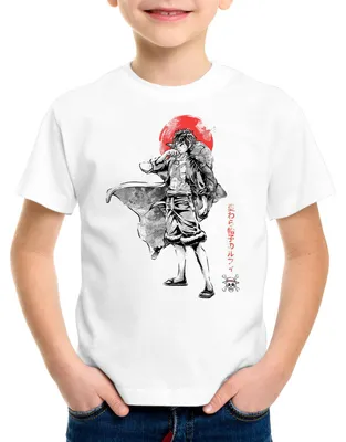 Produktbild von style3 Straw Hat Captain Sumi-E T-Shirt für Kinder