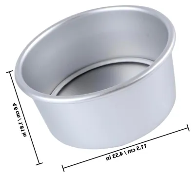 Produktbild von 8 Stück Runde Backform Tiefe Kuchenform Antihaftbeschichtetes Backblech für Küche
