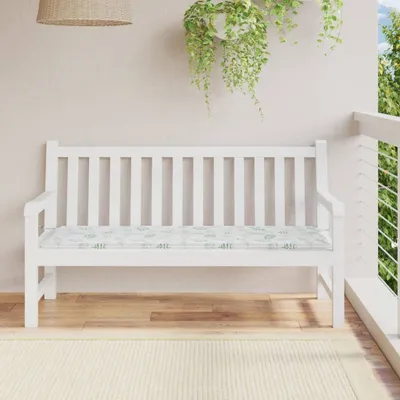 Produktbild von "2024"cloris Gartenbank-Auflage Blattmuster 150x50x3 cm Oxford-Gewebe - Gartenmöbelauflagen CHY79484348