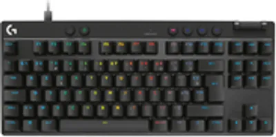 Zdjęcie produktu dla Logitech G PRO X TKL RAPID, Przewodowa, USB, Magnetic-mechanical key switch, AZERTY, LED, Czarny