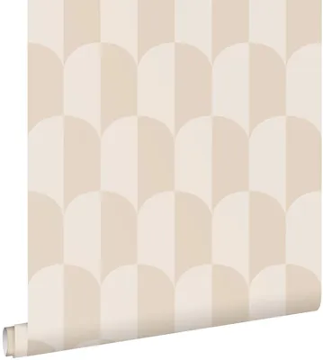 Zdjęcie produktu dla ESTAhome Tapeta motyw art déco beżowymIpiaskowym 53 cm x 10.05 m
