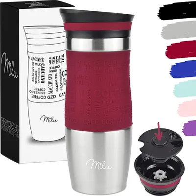 Image de Milu 6024 Milu Isolierbecher rot 0,37 l