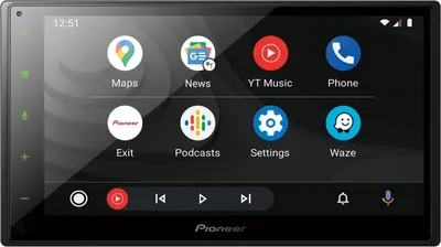 Produktbild von Pioneer SPH-DA160DAB, Schwarz, 2 DIN, 4.0 Kanäle, 50 W, MP3, WMA, AAC, WAV, FLAC, BMP, JPEG