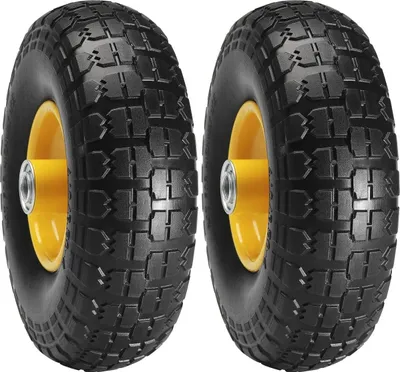 Obrázek produktu pro PevnáPolyuretanpneumatika Run-Flat bezdušová pneumatika 10" 2 ks 400 lbs