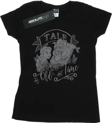 Produktbild von Disney - "Beauty And The Beast Tale As Old As Time" T-Shirt für Damen BI36827 (XXL) (Schwarz)