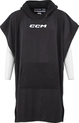 Produktbild von Poncho CCM Handtuch Junior, schwarz, OSFA