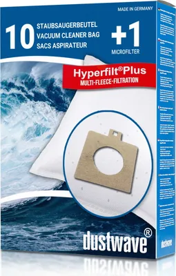Produktbild von Dustwave® 10 Staubsaugerbeutel für AEG Smart 486 - hocheffizient mit Hygieneverschluss -   Germany