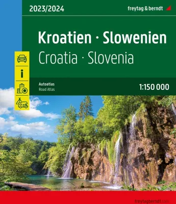 Produktbild von Kroatien - Slowenien, Autoatlas 1:150.000, freytag & berndt
