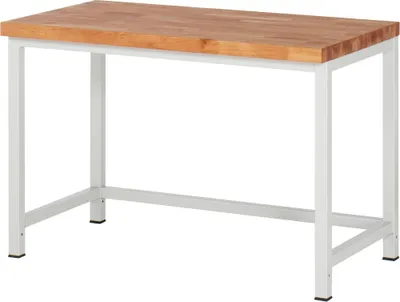 Produktbild von Werkbank - höhenverstellbar 840 - 1.040 mm - 1.250 x 700 mm (BxT) - Traglast 1.250 kg - Buche
