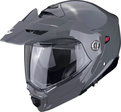 Zdjęcie produktu dla Modułowy kask enduro SCORPION ADX-2 SOLID Cement szary rozmiar L