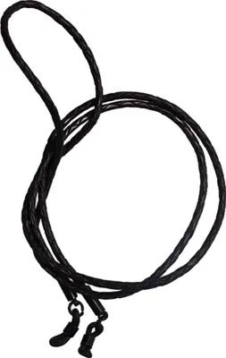 Produktbild von Brillenband echt Leder geflochten (dunkelbraun)