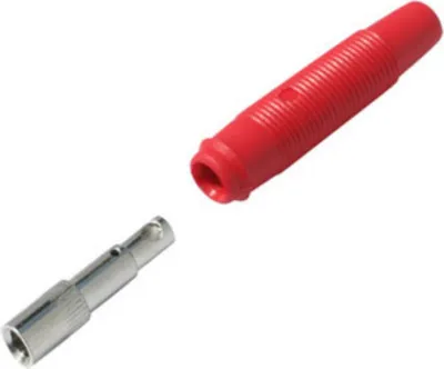 Produktbild von S/CONN maximum connectivity Labor-Bananenkupplung, rot (56215-R)