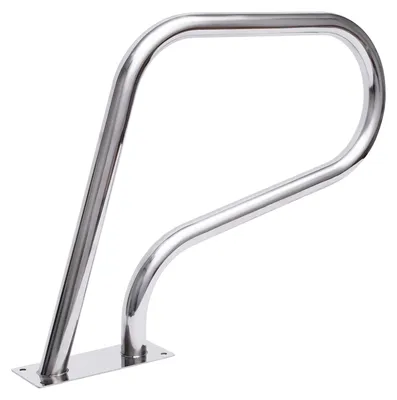 Produktbild von Schwimmbadhandlauf, U-förmig - Silberfarbenes Edelstahl - 120 cm Griff