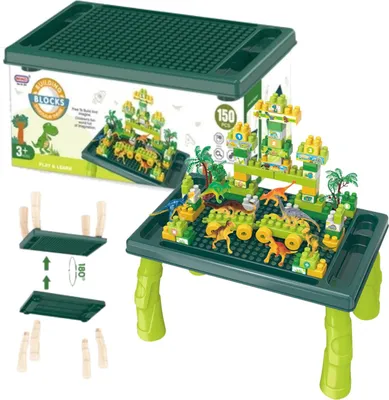 Image de Grand Jeu De Briques Dinosaures Enfants Table Puzzle Figurines
