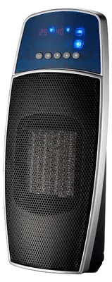 Productafbeelding van Domair Ovoid keramische kachel met LED-display en afstandsbediening, 1500W