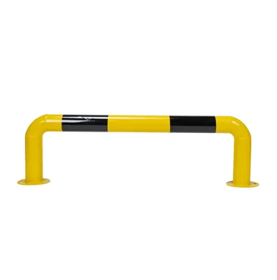Produktbild von Rammschutzbügel 100 cm flach, Rammschutzgeländer, aus Stahl, zum Aufdübeln