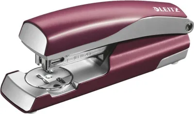 Produktbild von Leitz NeXXt 5562, 30 Blätter, Rot, Silber, 24/6, Metall, Kunststoff, 80 g/m², Oben