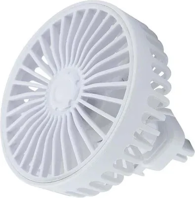 Immagine prodotto di Ventilatore da auto compatto bianco a 360 gradi