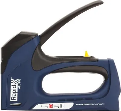 Obrázek produktu pro Ruční sponkovačka Rapid ALU953, hliníkové pouzdro, technologie PowercurveTM, snížená námaha