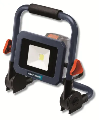 Produktbild von Kraftronic by Einhell Akku-Lampe KT-BS 18 Li Solo Power X-Change (leistungsstarke LEDs, Drehdimmer, 360°, Lithium-Ionen, drehbarer Leuchtkopf, klappbarer Standfuß, ohne Akku und Ladegerät)
