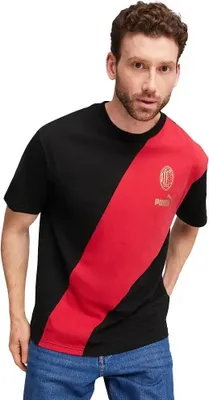 Produktbild von Puma Ac Milan Culture+ Kurzarm-t-shirt Rot M Herren,Damen Rot M