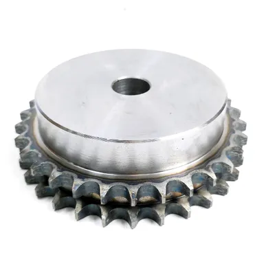 Image de Pignon 08B, 30 dents, avec moyeu, trempé, P : 12,7, 1/2″, à deux rangées