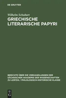 Produktbild von Griechische literarische Papyri