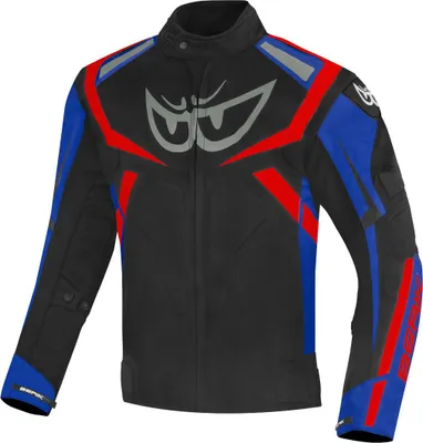 Produktbild von Berik The Eye Wasserdichte Motorrad Textiljacke, schwarz/blau, 54