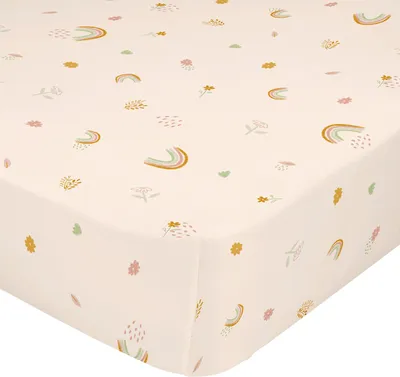 Immagine prodotto di Lenzuolo HappyFriday Iris Beige Beige Colorato 70 x 140 x 14 cm