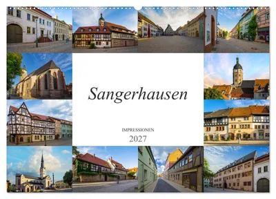 Produktbild von Sangerhausen Impressionen (Wandkalender 2027 DIN A2 quer), CALVENDO Monatskalender