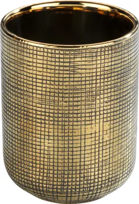 Obrázek produktu pro Keramický zásobník na zubní kartáčky Rivara Gold