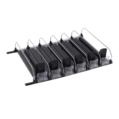 Zdjęcie produktu dla Automatyczny popychacz do napojów, samoczynnie pchający organizer do napojów w lodówce, samoczynnie pchający organizer puszek, popychacz organizera napojów, popychacz dozownika puszek, popychacz organizera wody butelkowanej