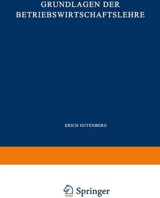 Produktbild von Grundlagen der Betriebswirtschaftslehre