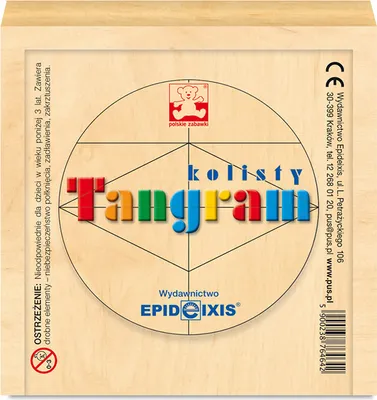 Obrázok produktu pre EPIDEIXIS Tangram Kolisty: Układanka logiczna dla dzieci