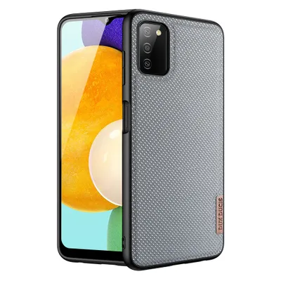 Produktbild von Dux Ducis Fino Hülle mit Nylonhülle für Samsung Galaxy A03s grau