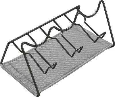 Produktbild von Metaltex Abtropfgestell für Flaschen, Metall, grau, für 3