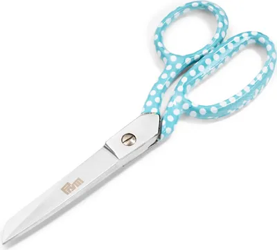 Produktbild von Prym Love Stoffschere Schneiderschere 18cm türkis weiß Punkte