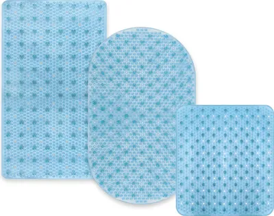 Produktbild von Wanneneinlage Pure Blau-Transparent Casa Pura Badewanneneinlage 69 x 39 cm Rechteckig