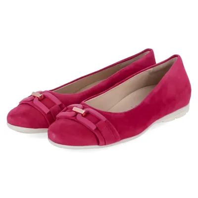 Produktbild von Hassia Damen Ballerinas PESCARA Pink Rauleder Größe: 7