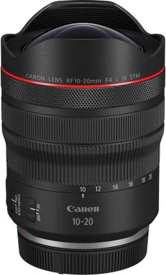 Produktbild von Canon RF 10-20mm F4 L IS STM, Weitwinkel-Zoomobjektiv, 16/12, 10 - 20 mm, Bildstabilisator, Canon RF, Autofokus