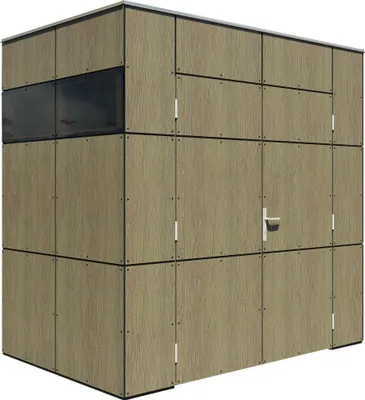 Produktbild von Bertilo Gartenhaus HPL Mini - 6 mm Milano Grigio