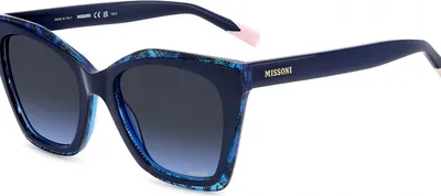 Immagine prodotto di Occhiali da sole da donna Missoni MIS 0188/S, colore blu, misura 54/19/145