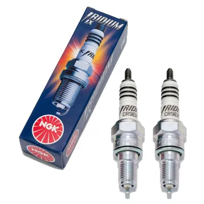 Produktbild von Zündkerzen Set NGK 2x CR9EHIX-9 Iridium-Zündkerze entstört, 19,0mm Langgewinde Ø 10,0mm Hex 16,0mm, Elektrodenabstand 0,90mm, Wärmewert 9, 6216