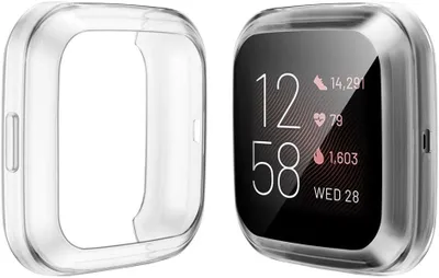 Produktbild von Strap-it TPU-Hülle – transparente Schutzhülle passend für Fitbit Versa 2 – transparente Schutzhülle für Versa 2