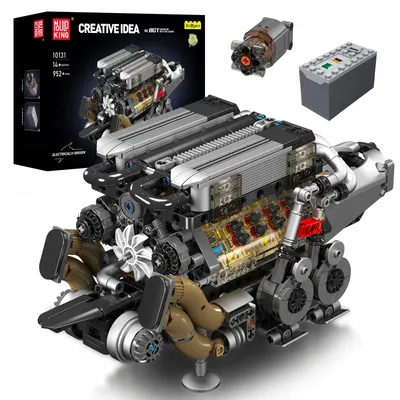 Image de Mould King 10131 Moteur W16 Blocs de Construction Technic