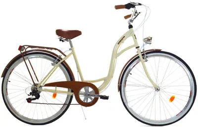 Zdjęcie produktu dla Rower Dallas City 28" 7spd - kremowy z brązem