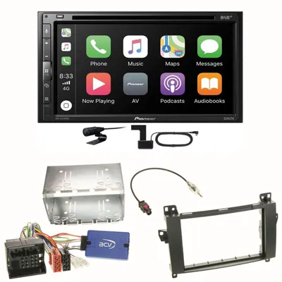 Produktbild von Pioneer AVH-Z5200DAB Android Auto Einbauset für Mercedes A W169 B Klasse W245