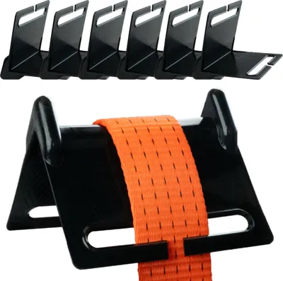 Produktbild von Kantenschutz Spanngurte 6er Set für Gurte von 2,5-10cm Breite | Kantenschoner Zurrgurt | Kantenschutzwinkel Gurt | Ladungssicherung Winkel | Profi-Kantenschoner