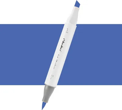 Image de Pinceau et ciseau double face OHUHU, B380 Capri Blue